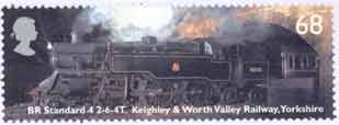 68p stamp Standard class 4 2-6-4T