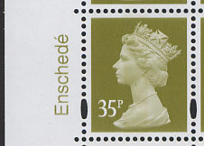 new Great Britain Machin 35p definitive Enschede stamp issued 5 April 05