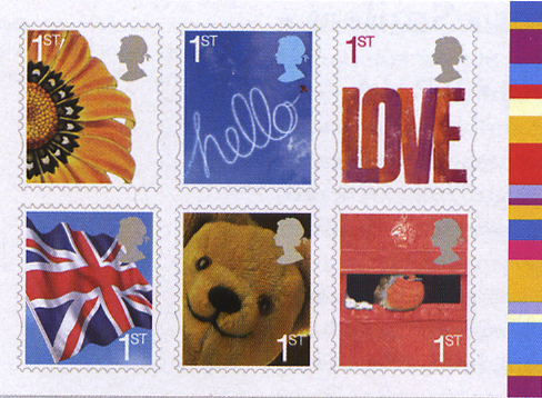 GB Pictorial Greetings definitive stamps issued 4.10.05