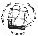 official Portsmouth 'HMS Victory' postmark