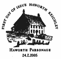 official postmark Haworth Parsonage