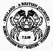 postmark showing sea crab.