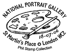 postmark showing artists' palette.