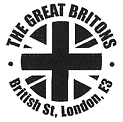 postmark showing circular Union Flag.