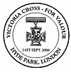 Postmark showing Victoria Cross & ribbon.