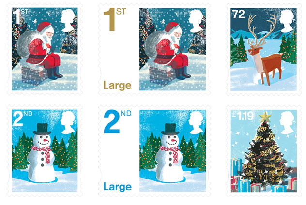 GB 2006 Christmas stamps image.
