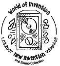 Postmark showing music speaker.