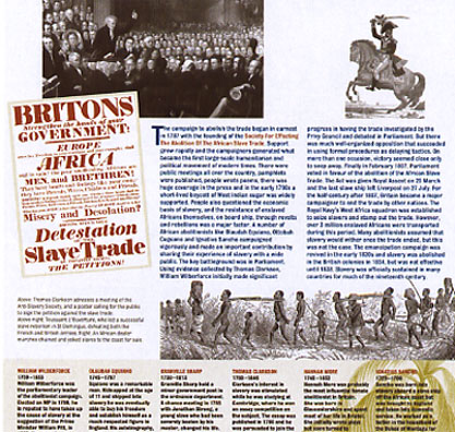 Royal Mail Abolition of the Slave Trade stamps presentation pack 22 March 2007.
