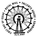 postmark illustrated with ferris wheel.