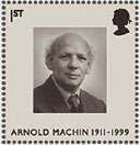 Arnold Machin commemorative stamp.