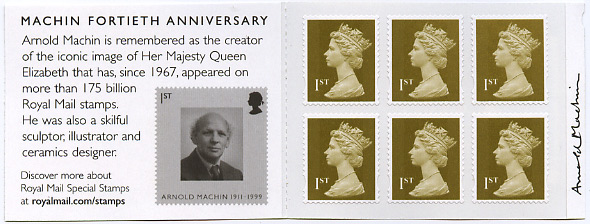 2007 Machin anniversary retail booklet.