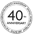 postmark with text as shown for Machin 40th Anniversary stamp issue 5 June 2007.