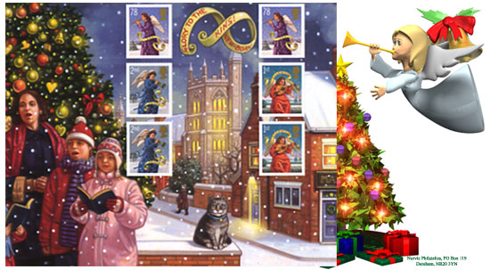 Norvic Philatelics 2007 Christmas First Day Cover 
for Smilers sheet - lower right.