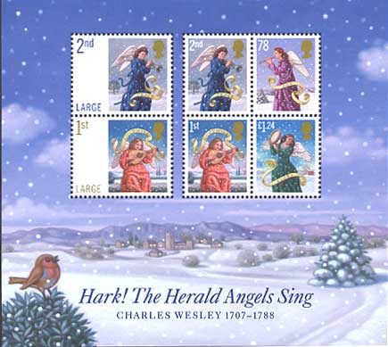 Royal Mail Christmas miniature sheet 2007.
