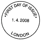 London postmark. 