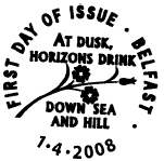 Postmark showing flax. 