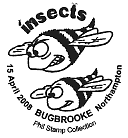 postmark illustrated with cartoon bugs.