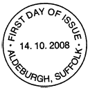 Non-picotorial Aldeburgh First Day postmark with no added text.