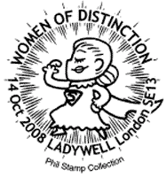 postmark showing 'superwoman'.