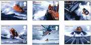 Rescue at Sea set of 6 stamps.