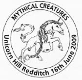 postmark showing unicorn.