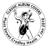 Plant Street Postmark illustrated with guitarist.