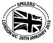 London postmark showing Union Flag.