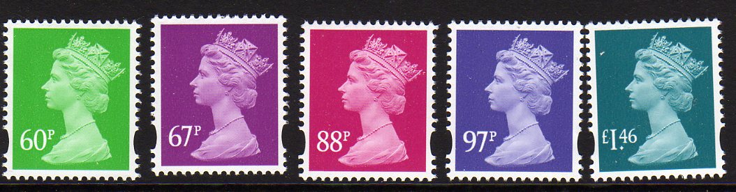 new Machin definitive stamps issued 30 March 2010.