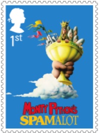 Spamalot London Musicals stamp.