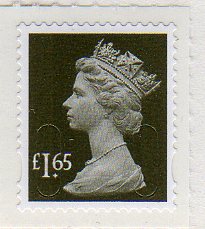 1.65 Machin definitive stamp issued 29-3-11.
