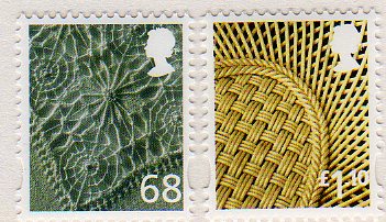 Northern Ireland 68p & 1.10 stamps issued 29.3.11.