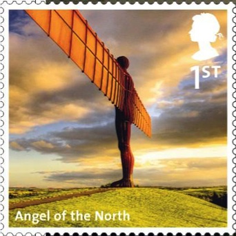 The Angel of the North stamp.