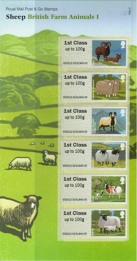 Sheep Faststamps presentation pack.