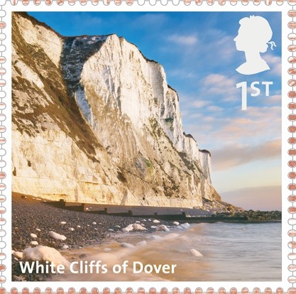 The white cliffs of Dover.