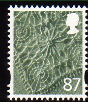 Northern Ireland 87p definitive issued 25-4-2012.