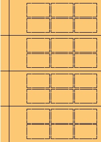 Layout of A4 sheet of 4 gold medal miniature  sheets.