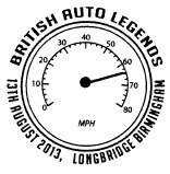 Postmark showing speedometer.