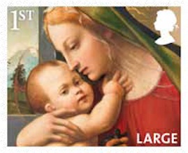 Christmas 2013 1st class Large stamp.