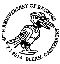 Postmark showing Professor Yaffle.