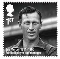 Joe Mercer stamp.