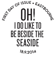 Postmark with text as below.