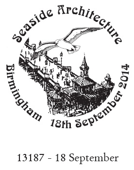 Birmingham pPostmark showing seaside pier.