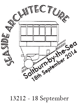 Postmark showing cliff railway.