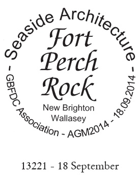 Postmark with text as shown.
