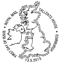 Tallents House first day postmark.