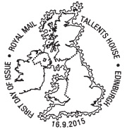 Official first day post and go postmark.