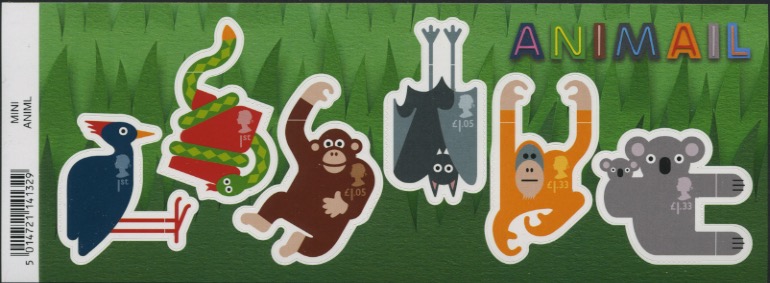 Animail miniature sheet - front.