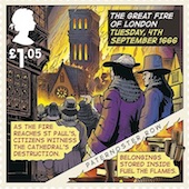 Great Fire of London Stamp.