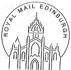 Permanent postmark showing Edinburgh St Giles Cathedral.
