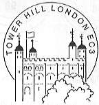 postmark showing The Tower of London.